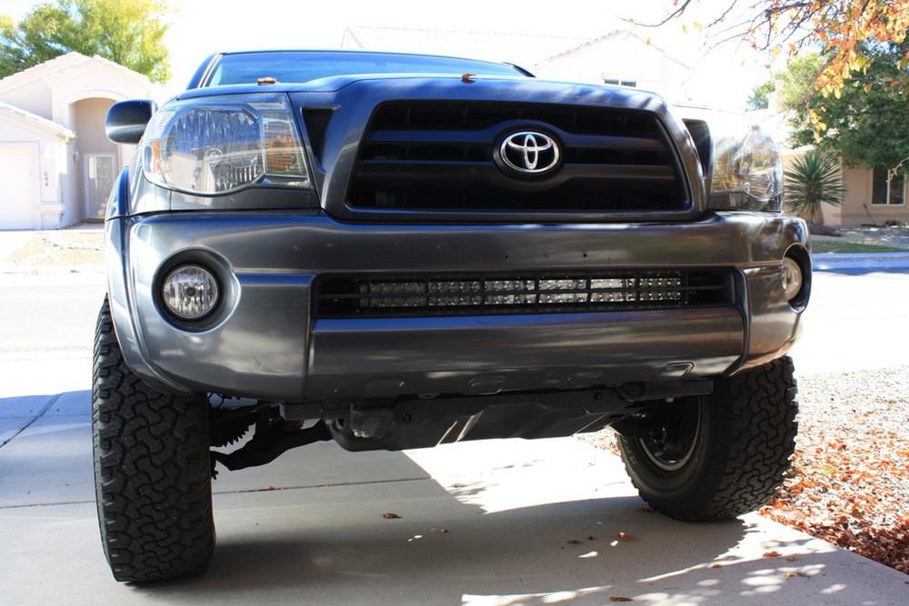 Cali Raised 05-15 TACOMA 32" LOWER BUMPER FLUSH LED LIGHT BAR BRACKETS KIT