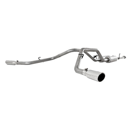 MBRP ARMOR PLUS 2.5-Inch Cat-Back Exhaust Dual Side Exit, Street Profile 2009-21 Tundra