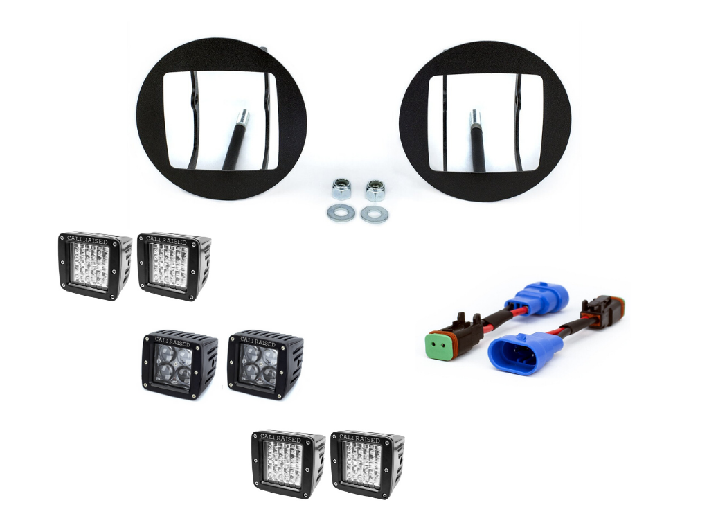 Cali Raised 05-11 TACOMA LED FOG LIGHT POD REPLACEMENTS BRACKETS KIT