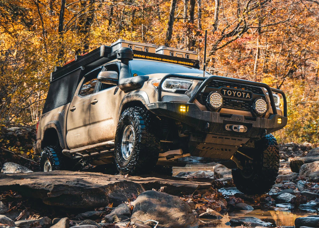 Backwoods Adventure Mods Tacoma 3rd Gen (2016-2023) Hi-Lite Overland Front Bumper [Bull Bar]