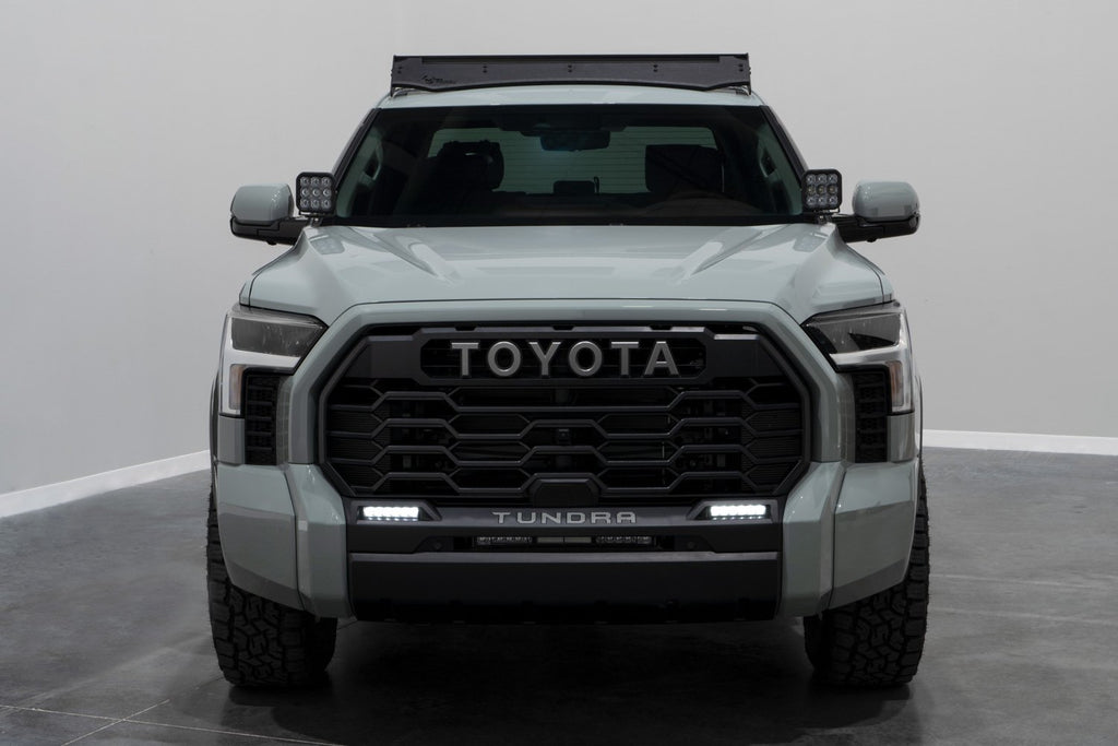 SS6 LED Fog Light Kit for 2022 Toyota Tundra, White Wide