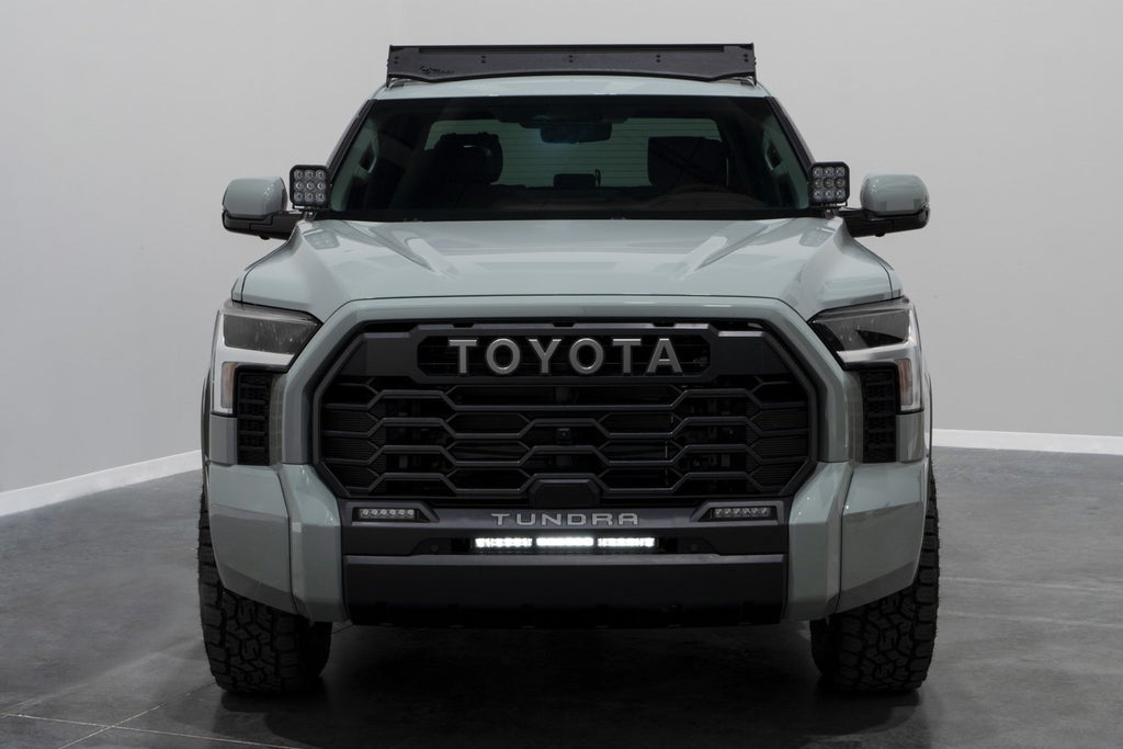 Stealth Bumper Light Bar Kit for 2022 Toyota Tundra, Amber Combo