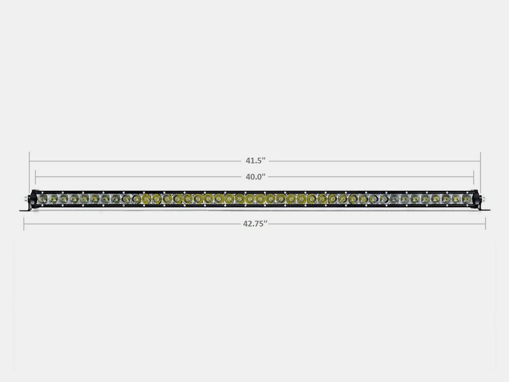 Cali Raised 42" Slim Single Row LED Bar