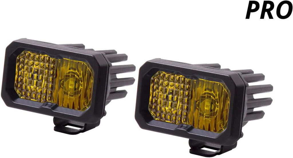 Diode Dynamics | Stage Series 2in LED Ditch Light Kit for 2010-2024 Toyota 4Runner, Pro Yellow Combo