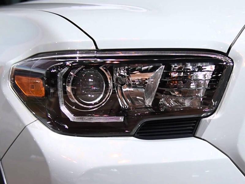 USR DEPO 2016-2023 Tacoma LED DRL TRD Pro Style Black Projector Headlights