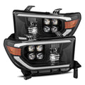 AlphaRex NOVA-Series LED Projector Headlights Black For 2nd Gen Tundra (2007-2013)