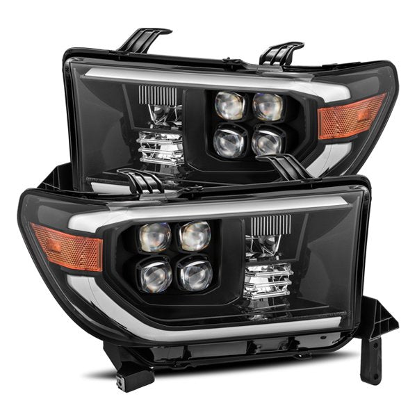AlphaRex NOVA-Series LED Projector Headlights Black For 2nd Gen Tundra (2007-2013)