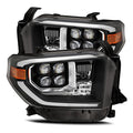 AlphaRex NOVA-Series LED Projector Headlights Black For 2nd Gen Tundra (2014+)