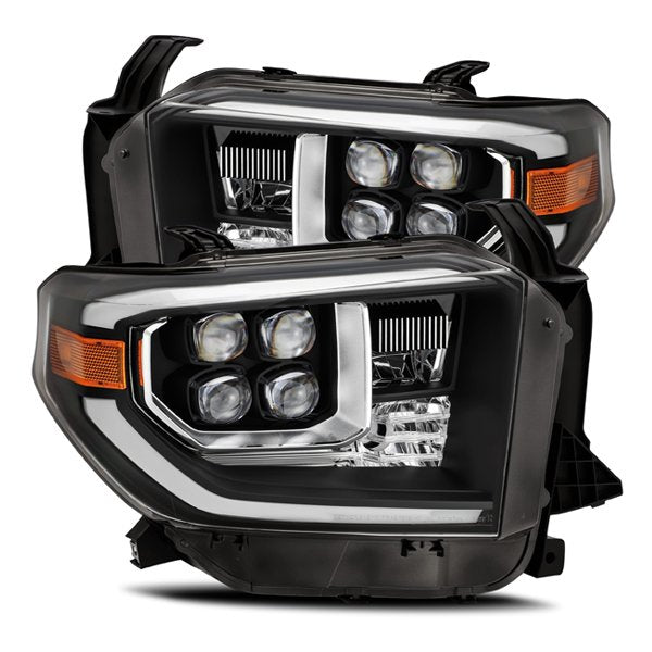 AlphaRex NOVA-Series LED Projector Headlights Black For 2nd Gen Tundra (2014+)