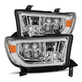AlphaRex NOVA-Series LED Projector Headlights Chrome For 2nd Gen Tundra (2007-2013)
