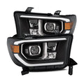 AlphaRex PRO-Series LED Projector Headlights Black For 2nd Gen Tundra (2007-2013)