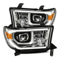AlphaRex PRO-Series LED Projector Headlights Chrome For 2nd Gen Tundra (2007-2013)