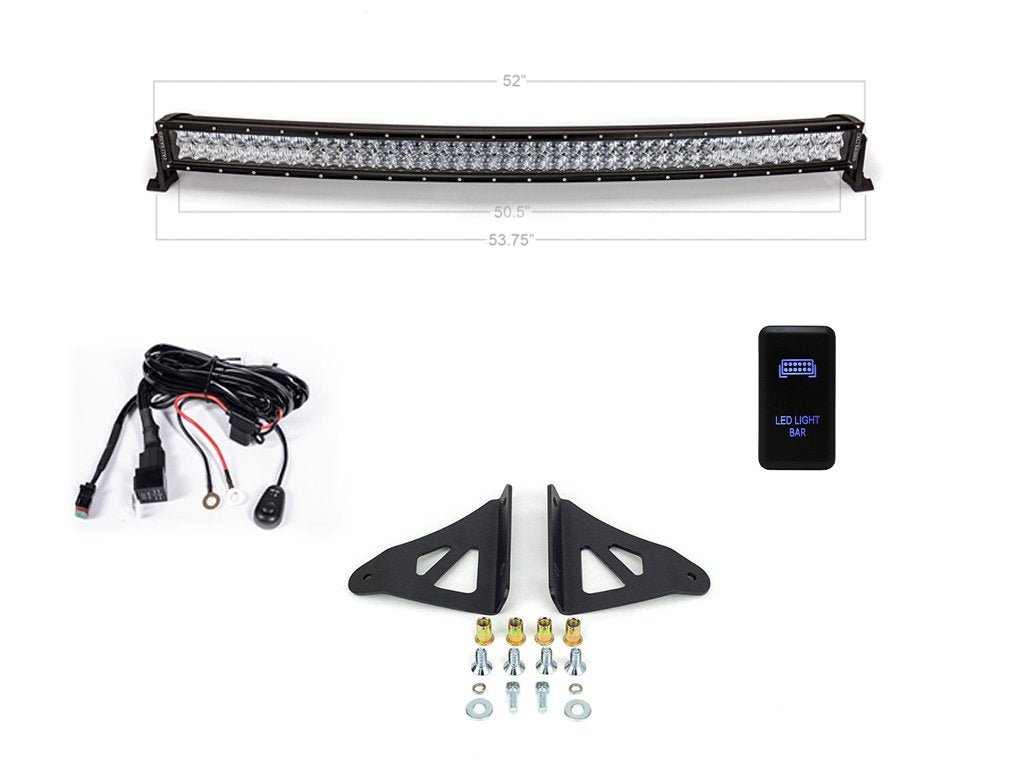 Cali Raised 03-22 4RUNNER 52" CURVED LED LIGHT BAR ROOF BRACKETS KIT