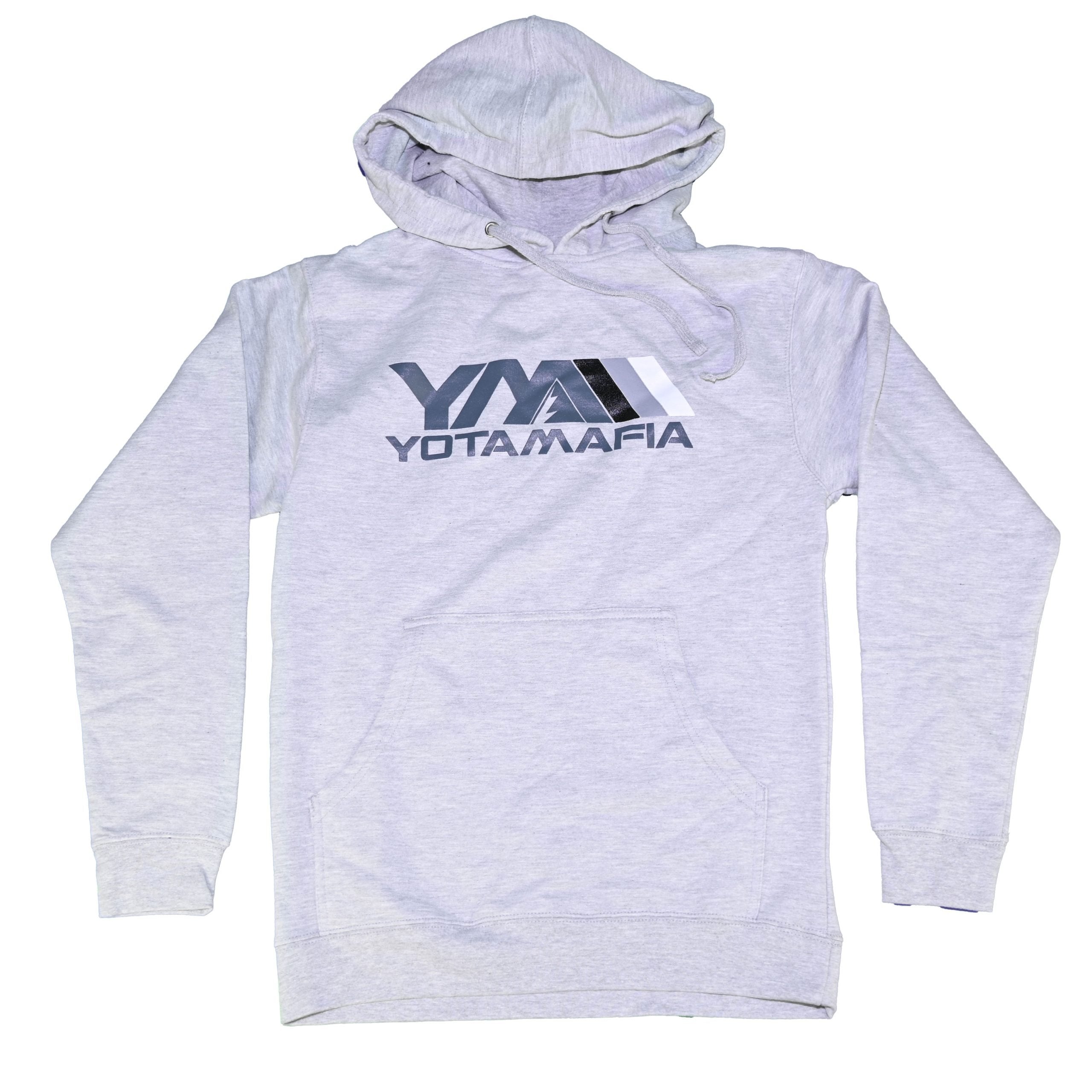 Grey YM Stripe Hoodie