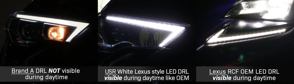 USR DEPO 5th Gen 4Runner Built-In LED Low Beam Projector Headlight