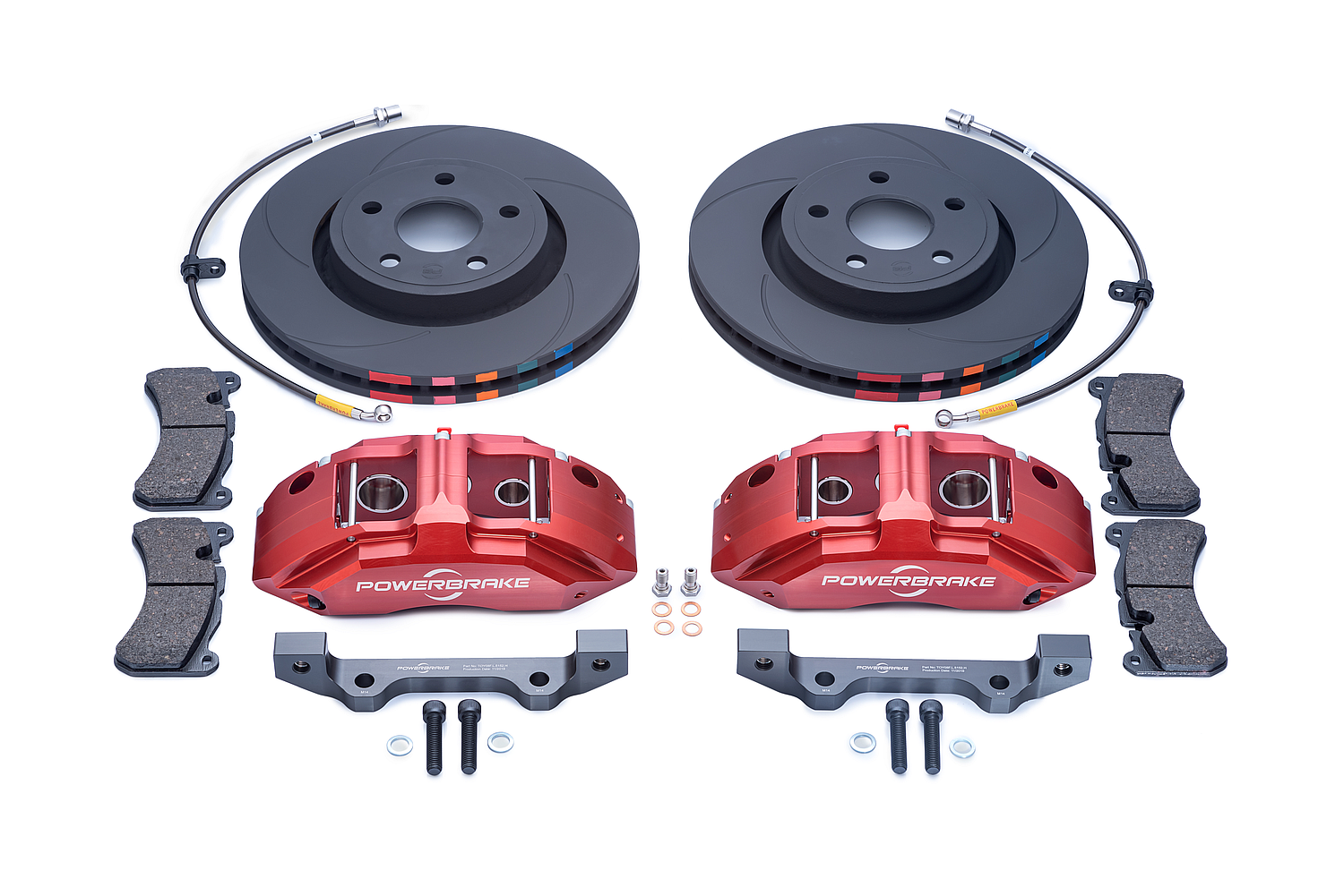 Big Brake Kit Upgrade (one-piece rotors, machined billet calipers, and extended brake lines)