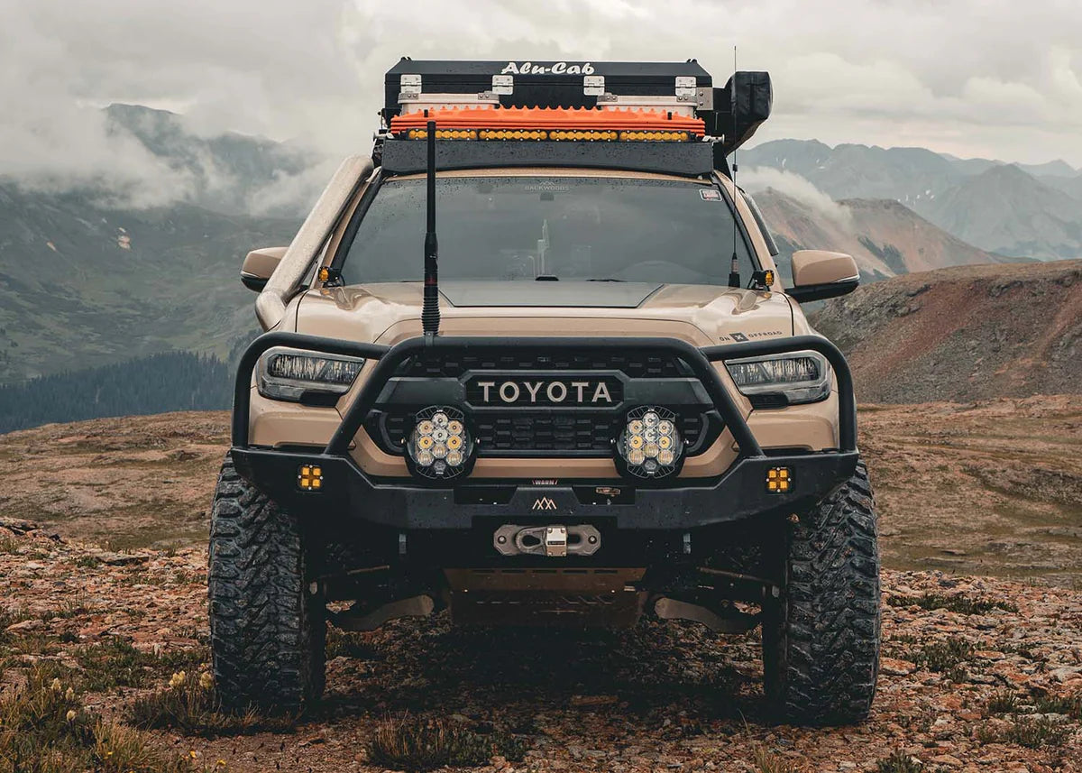 Backwoods Adventure Mods Tacoma 3rd Gen (2016-2023) Hi-Lite Overland Front Bumper [Bull Bar]