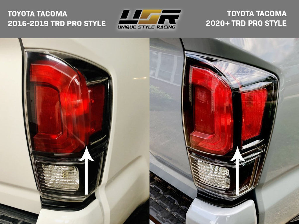 USR DEPO 2016-2021 Tacoma TRD PRO Style Black Out Rear Tail Lights