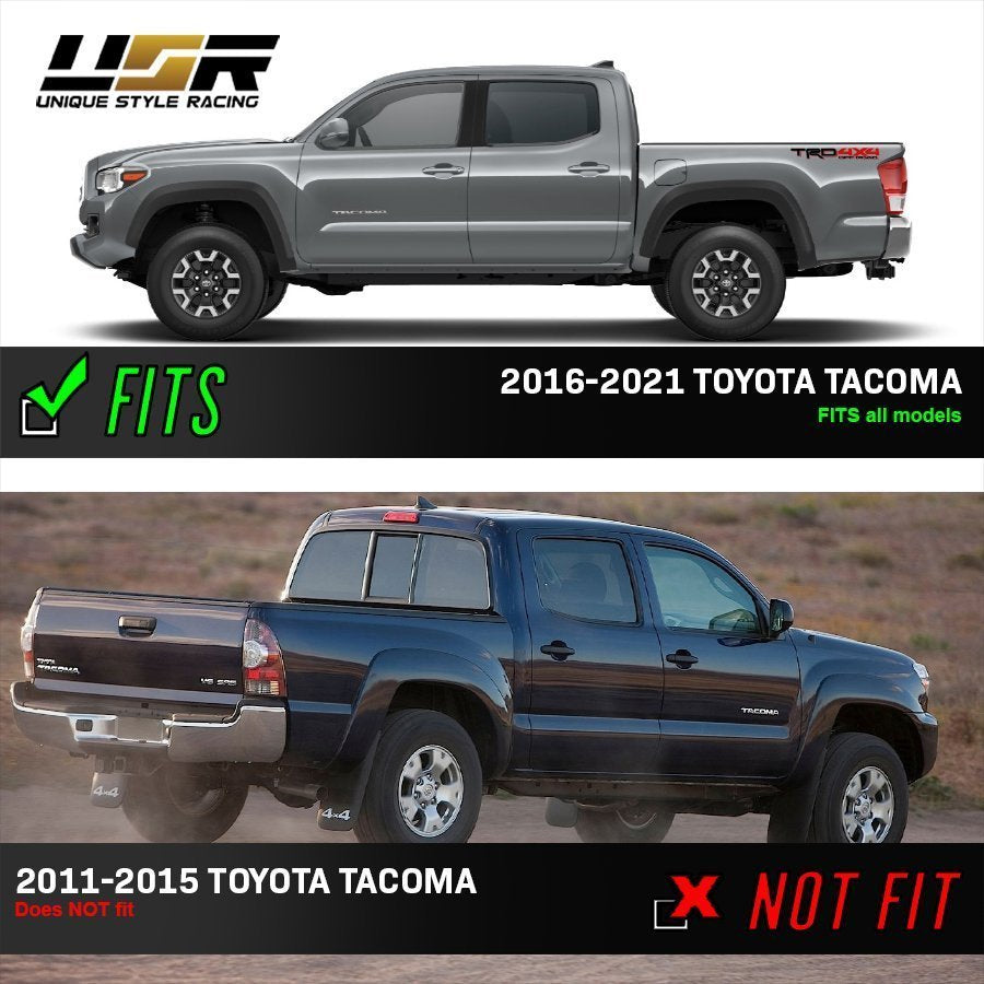 USR DEPO 2016-2021 Tacoma TRD PRO Style Black Out Rear Tail Lights
