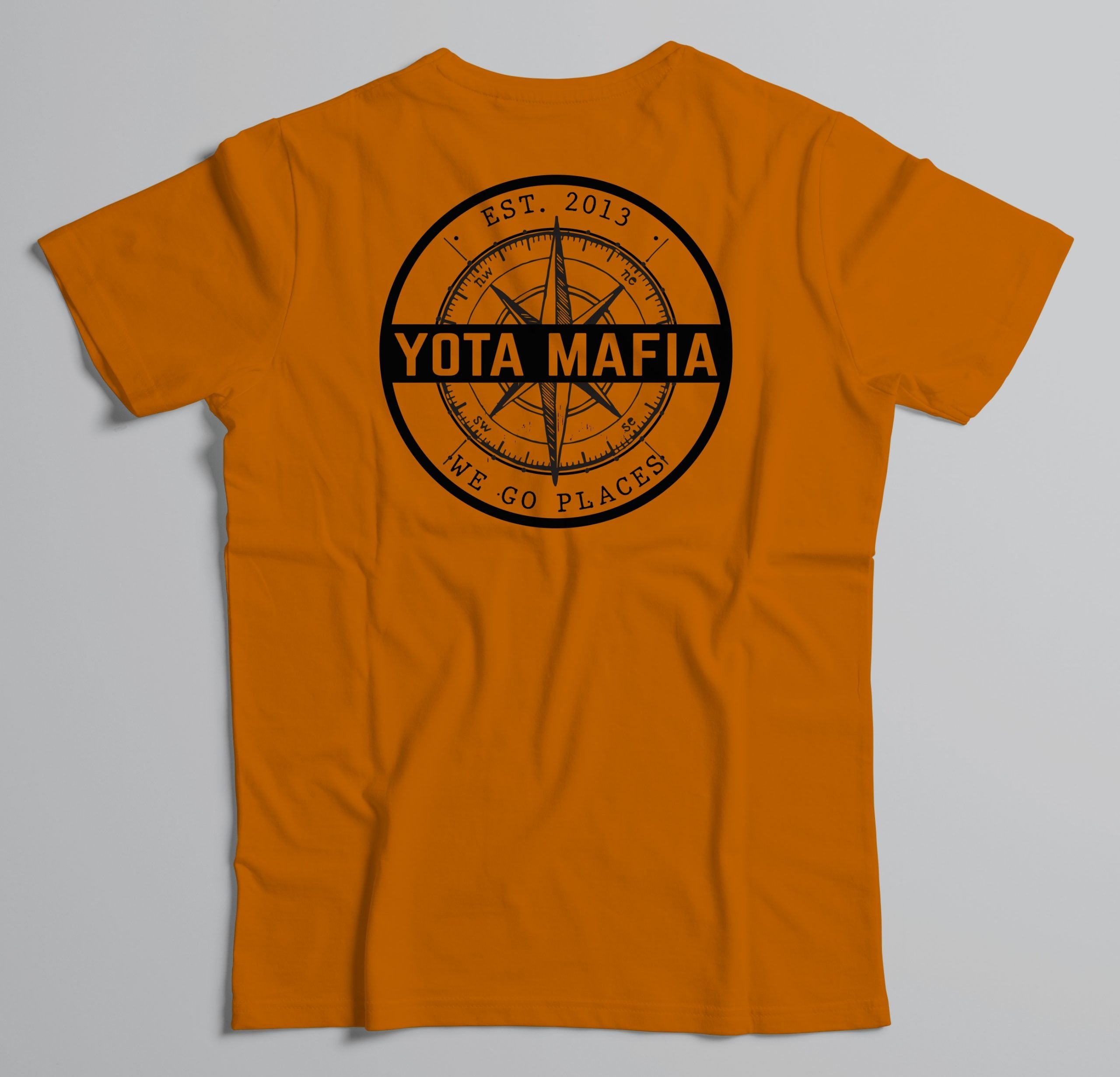 YM Burnt Orange Compass Tee