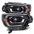 2nd Gen Tacoma (12-15) PRO-Series Halogen Projector Headlights Black