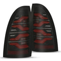 2nd Gen Tacoma (05-15) LUXX-Series LED Tail Lights Black-Red