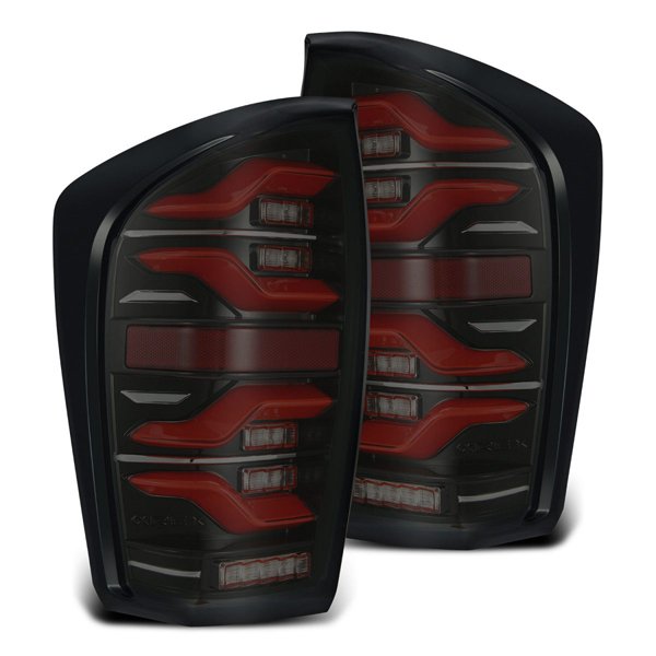 3rd Gen Tacoma (16-23) LUXX-Series LED Tail Lights Black-Red