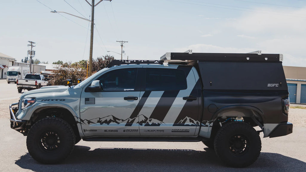 2ND GEN TUNDRA CREWMAX (07-21) CAMPER ROOF RACK | THE BEAR PAW | SHERPA