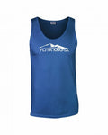 YM MOUNTAIN LOGO TANK (ROYAL / WHITE LOGO)