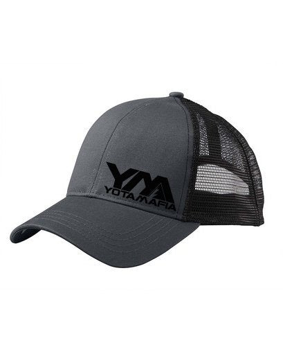 YM CURVED BILL MESH TRUCKER SNAPBACK
