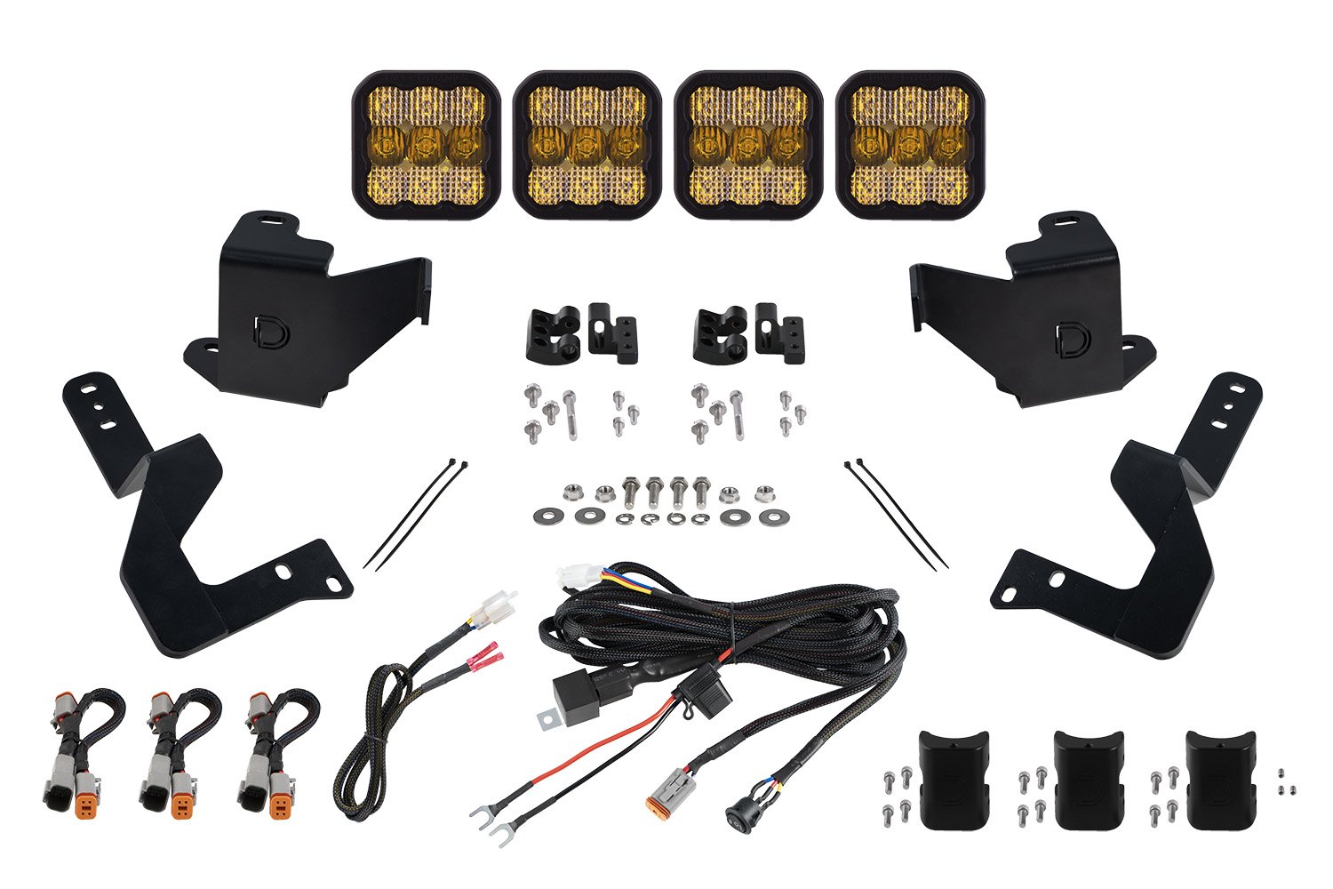 SS5 Grille CrossLink Lightbar Kit for 2022 Toyota Tundra, Sport Yellow Combo