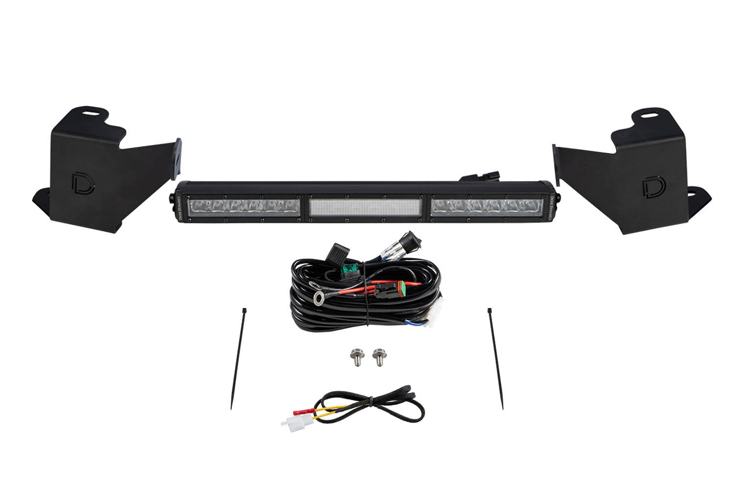 Stealth Bumper Light Bar Kit for 2022 Toyota Tundra, Amber Combo