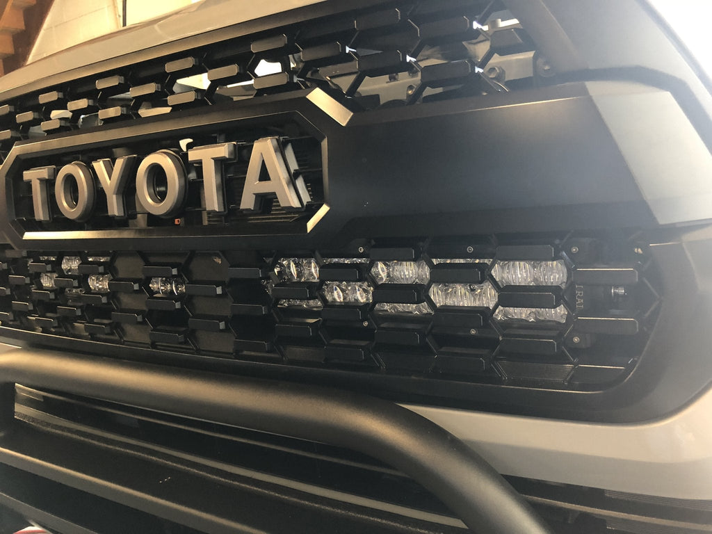 Cali Raised 16-23  TACOMA 32" UPPER GRILLE LED LIGHT BAR BRACKETS KIT