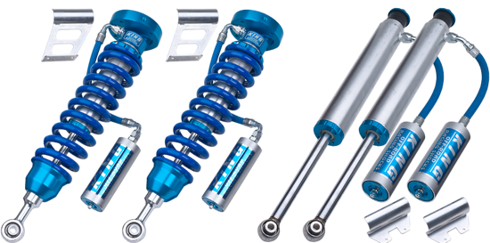King Shocks Remote Reservoir W/Adjusters  2.5" Lift Kit | 2005-2023 Toyota Tacoma